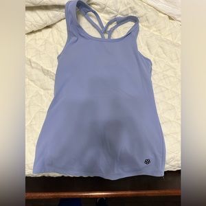 Peach athletic tank top